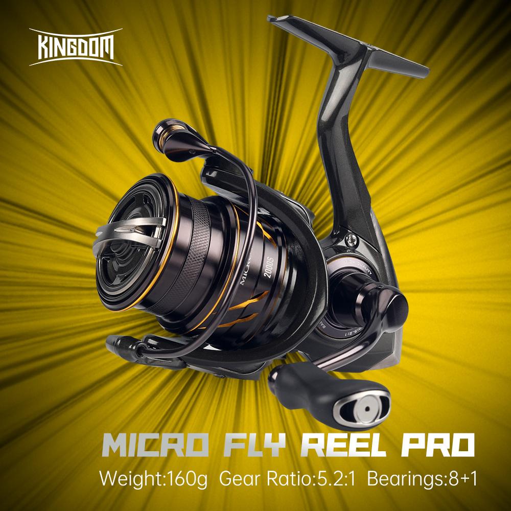 Abu Garcia Reel Revo - بكرة صيد دوارة Kingdom Micro Fly