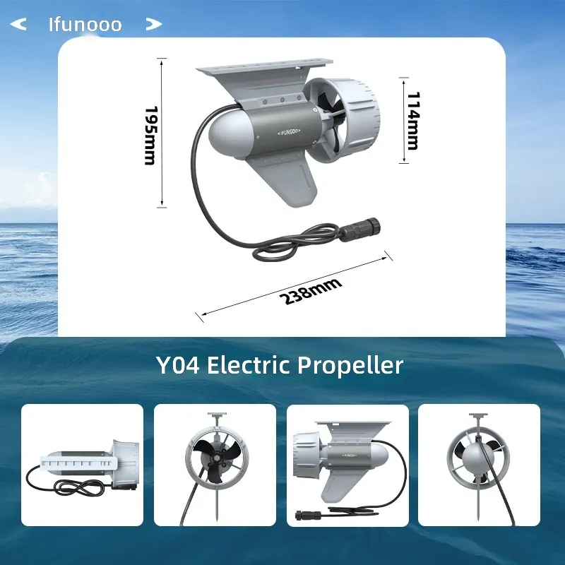 محرك كهربائي تحت الماء بقوة 24 - مراجعة Fishing Boat Outboard Motor وسعره