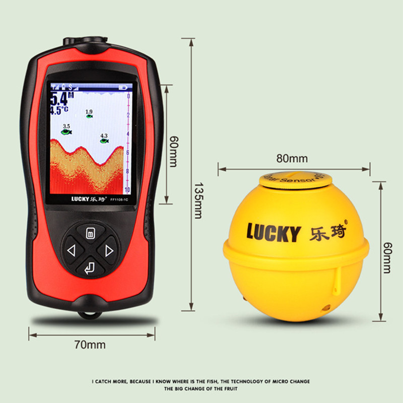 جهاز استشعار سونار لاسلكي محمو - مراجعة Fishing Boat Depth Finder وسعره