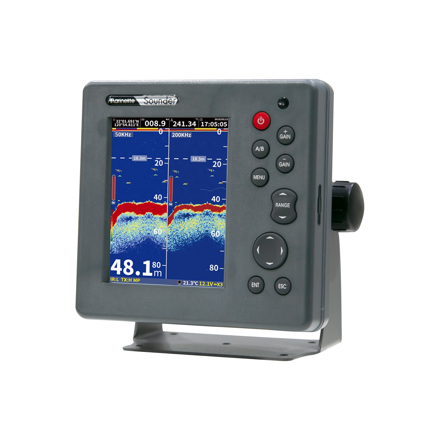 جهاز كشف الأسماك التجاري بحجم  - مراجعة Fishing Boat Depth Finder وسعره