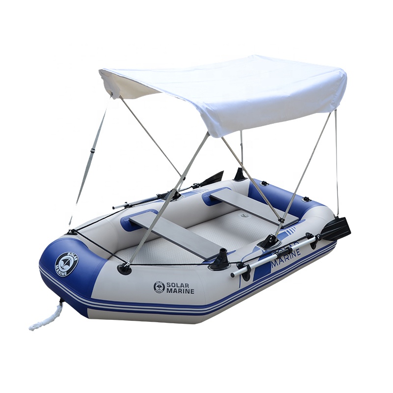 قارب صيد قابل للنفخ من البولي  - مراجعة Fishing Boat Outboard Motor وسعره