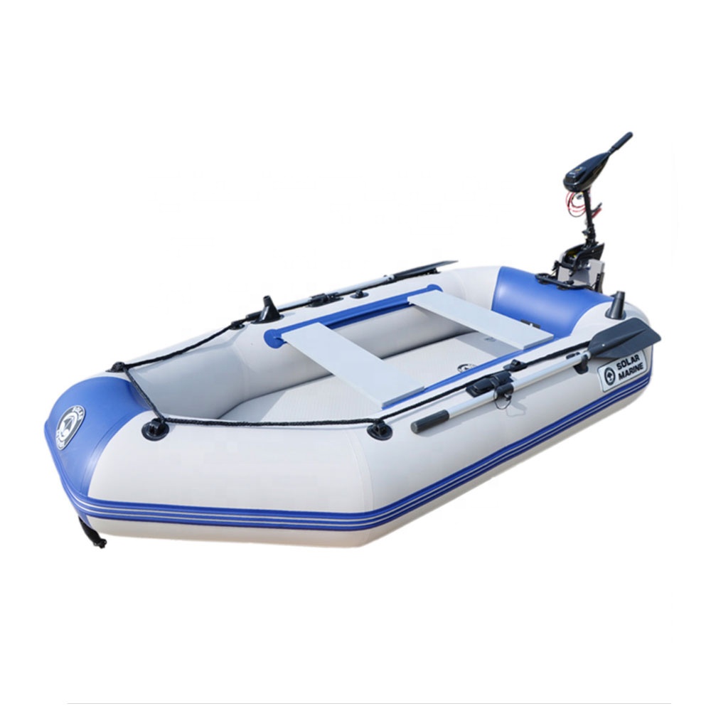 قارب صيد قابل للنفخ من البولي  - مراجعة Fishing Boat Outboard Motor وسعره
