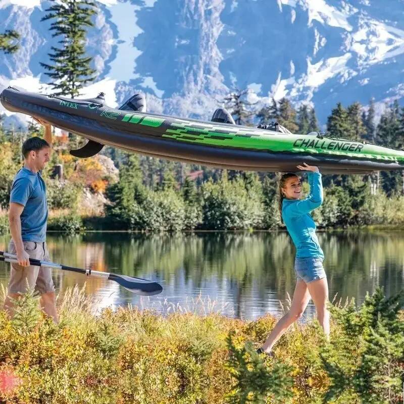 قارب كاياك قابل للنفخ لشخص أو  - مراجعة Fishing Boat Inflatable وسعره