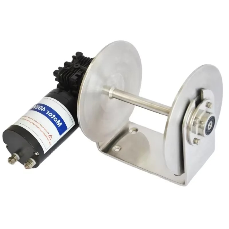ونش كهربائي للمراسي، 600 واط،  - مراجعة Fishing Boat Anchor Winch وسعره